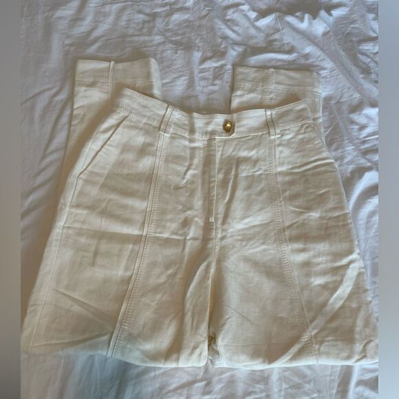 Aje Admiration Straight Leg Linen Pant - Picture 3 of 7